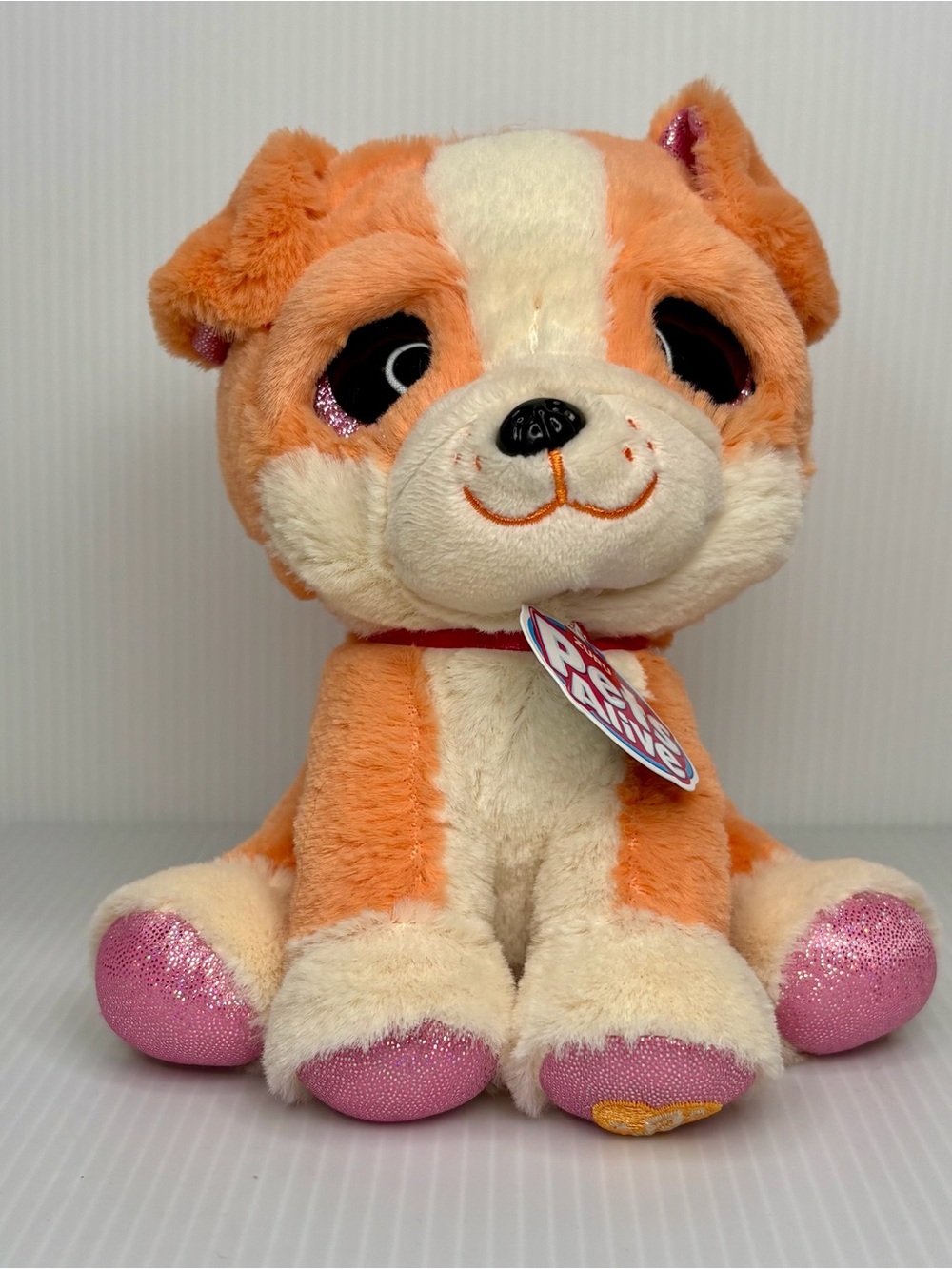 Zuru Pets Alive Puppy Rescue Surprise BULL DOG Plush Pup Stuffed Animal WORKS